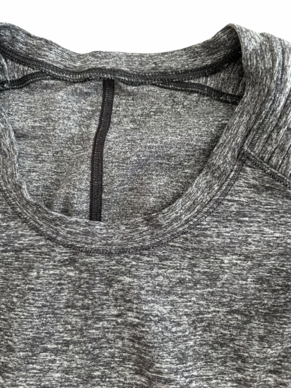 lululemon athletica star runner long sleeve heathered black - size small - Picture 4 of 6